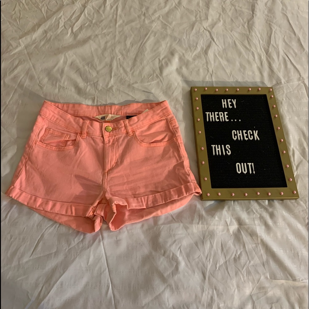 H&M Children’s Coral Casual Plain Shorts